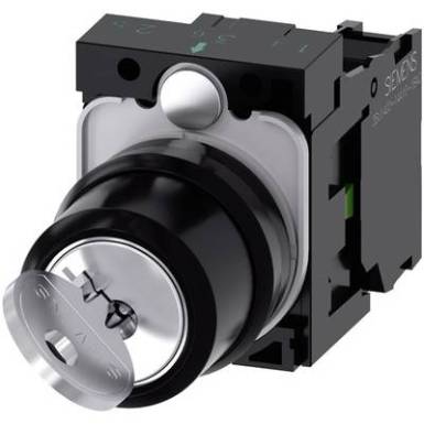 Kulcsos kapcsoló Műanyag előlapi gyűrű Fekete, Szürke 1 x 90 ° Siemens SIRIUS ACT 3SU1100-4BF11-1BA0 1 db Kulcsos kapcsoló Műanyag előlapi gyűrű Fekete, Szürke 1 x 90 ° Siemens SIRIUS ACT 3SU1100-4BF11-1BA0 1 db