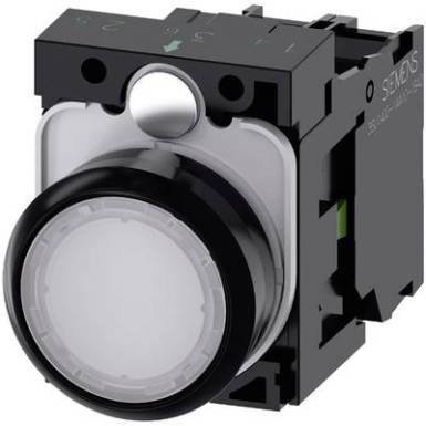 Világító nyomógomb Műanyag előlapi gyűrű, lapos működtető Fehér Siemens SIRIUS ACT 3SU1102-0AB60-1BA0 1 db Világító nyomógomb Műanyag előlapi gyűrű, lapos működtető Fehér Siemens SIRIUS ACT 3SU1102-0AB60-1BA0 1 db