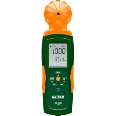 USB-s széndioxid mérő és adatgyűjtő, hőmérséklet mérő funkcióval 0 - 9999 ppm, Extech CO240 USB-s széndioxid mérő és adatgyűjtő, hőmérséklet mérő funkcióval 0 - 9999 ppm, Extech CO240
