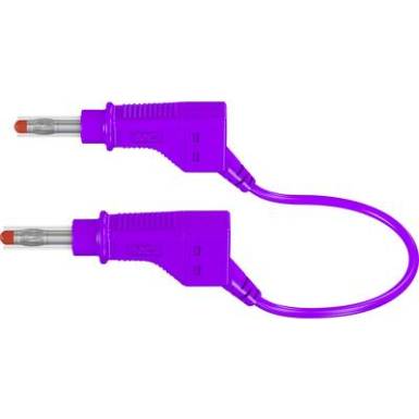 Szigetelt m&eacute;rők&aacute;bel, m&eacute;rőzsin&oacute;r 2 db 4 mm-es toldhat&oacute; ban&aacute;ndug&oacute;val 2 m Viola St&auml;ubli XZG425/SIL