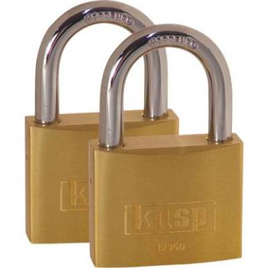 Kasp K12050D2 F&uuml;ggő lakat 50 mm Arany-s&aacute;rga Kulcsos z&aacute;r