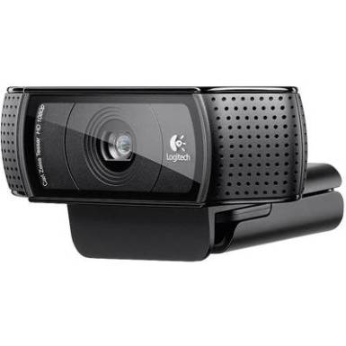 Full HD webkamera 1920 x 1080 pixel Logitech HD Pro Webcam C920 Csíptetős tartó Full HD webkamera 1920 x 1080 pixel Logitech HD Pro Webcam C920 Csíptetős tartó