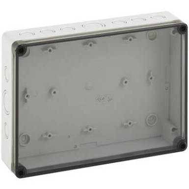 Install&aacute;ci&oacute;s műszerdoboz 180 x 254 x 63 mm, polikarbon&aacute;t, f&eacute;nyes sz&uuml;rke, Spelsberg TK PC 2518-6F-TM