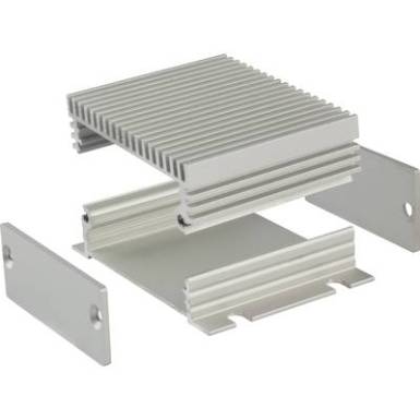 Profil doboz 55.3 x 24.4 x 100 mm, alu (elox&aacute;lt), Bopla FILOTEC F 524-100 KWL