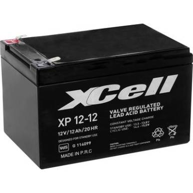 Ólom zselés akku AGM 12 V 12 Ah 151 x 101 x 98 mm XCell XP1212 Ólom zselés akku AGM 12 V 12 Ah 151 x 101 x 98 mm XCell XP1212