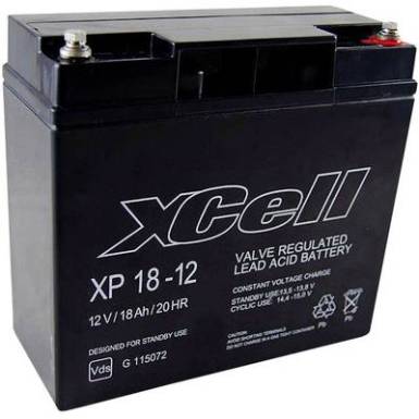 Ólom zselés akku AGM 12 V 18 Ah 181 x 167 x 77 mm XCell XP1812 Ólom zselés akku AGM 12 V 18 Ah 181 x 167 x 77 mm XCell XP1812