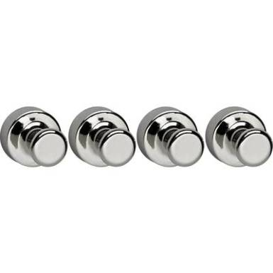 Maul Neodym mágnes (? x Ma) 20 mm x 24 mm Ezüst 4 db 6168896 Maul Neodym mágnes (? x Ma) 20 mm x 24 mm Ezüst 4 db 6168896