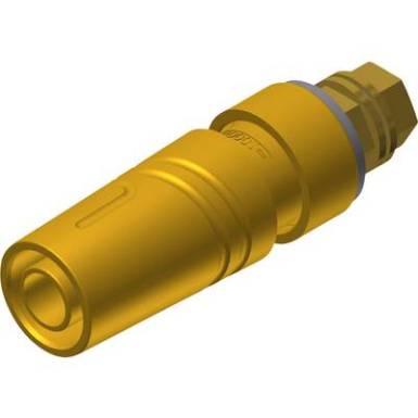 Biztonsági labor alj alj, beépíthető, függőleges, tű átmérő: 4 mm Sárga SKS Hirschmann SAB 2600 G M4 Au 1 db Biztonsági labor alj alj, beépíthető, függőleges, tű átmérő: 4 mm Sárga SKS Hirschmann SAB 2600 G M4 Au 1 db