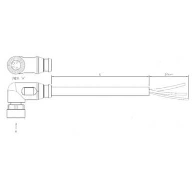 TE Connectivity 1-2273011-1 Érzékelő-/működtető összekötő, konfekcionált M8 Alj, hajlított 1.50 m Pólusszám: 4 1 db TE Connectivity 1-2273011-1 Érzékelő-/működtető összekötő, konfekcionált M8 Alj, hajlított 1.50 m Pólusszám: 4 1 db