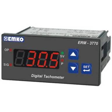 Digitális tachométer NPN/PNP 230V/AC, relés kimenet, Emko ERM-3770.5.00.0.1/00.00/0.0.0.0 Digitális tachométer NPN/PNP 230V/AC, relés kimenet, Emko ERM-3770.5.00.0.1/00.00/0.0.0.0