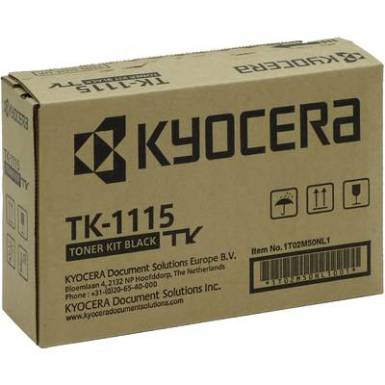 Kyocera Toner TK-1115 1T02M50NLV Eredeti Fekete 1600 oldalak Kyocera Toner TK-1115 1T02M50NLV Eredeti Fekete 1600 oldalak