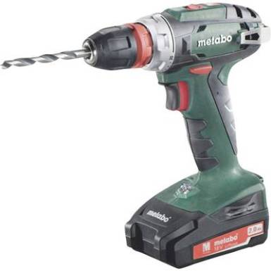 Metabo BS 18 Quick Akkus fúrócsavarozó 18 V 2 Ah Lítiumion 2. akkuval, Hordtáskával Metabo BS 18 Quick Akkus fúrócsavarozó 18 V 2 Ah Lítiumion 2. akkuval, Hordtáskával