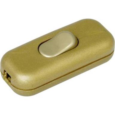 Kopp 191307003 Zsin&oacute;rkapcsol&oacute; t&ouml;r&eacute;sg&aacute;tl&oacute;val Arany 1 x KI/BE 2 A 1 db