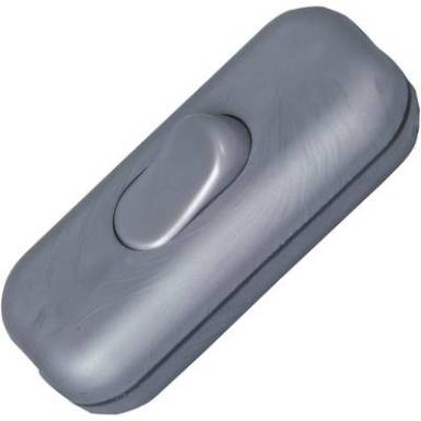 Kopp 191320086 Zsinórkapcsoló törésgátlóval Ezüst 1 x KI/BE 2 A 1 db Kopp 191320086 Zsinórkapcsoló törésgátlóval Ezüst 1 x KI/BE 2 A 1 db
