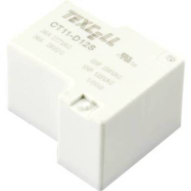 Texcell CT11-D12S Nyák relé 12 V/DC 40 A 1 záró 1 db Texcell CT11-D12S Nyák relé 12 V/DC 40 A 1 záró 1 db
