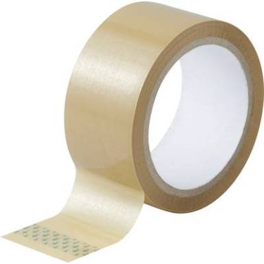 Csomagoló ragasztószalag, barna, 50 m x 48 mm, akril, 1 tekercs, TOOLCRAFT Csomagoló ragasztószalag, barna, 50 m x 48 mm, akril, 1 tekercs, TOOLCRAFT