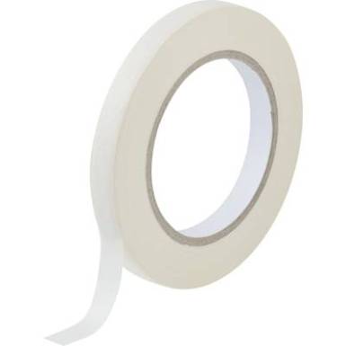 Krepp ragasztószalag, fehér, 50 m x 12,5 mm, kaucsuk, 1 tekercs, TOOLCRAFT Krepp ragasztószalag, fehér, 50 m x 12,5 mm, kaucsuk, 1 tekercs, TOOLCRAFT