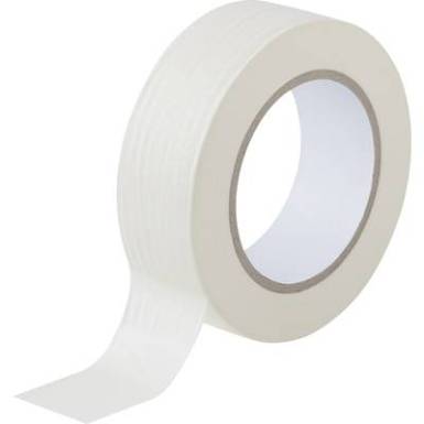 Krepp ragasztószalag, fehér, 50 m x 38 mm, kaucsuk, 1 tekercs, TOOLCRAFT Krepp ragasztószalag, fehér, 50 m x 38 mm, kaucsuk, 1 tekercs, TOOLCRAFT