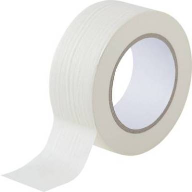 Krepp ragasztószalag, fehér, 50 m x 50 mm, kaucsuk, 1 tekercs, TOOLCRAFT Krepp ragasztószalag, fehér, 50 m x 50 mm, kaucsuk, 1 tekercs, TOOLCRAFT