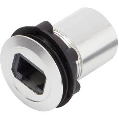 RJ45 beépíthető aljzat 8/8 alj/alj fekete, Tru Components 1417397 RJ45 beépíthető aljzat 8/8 alj/alj fekete, Tru Components 1417397