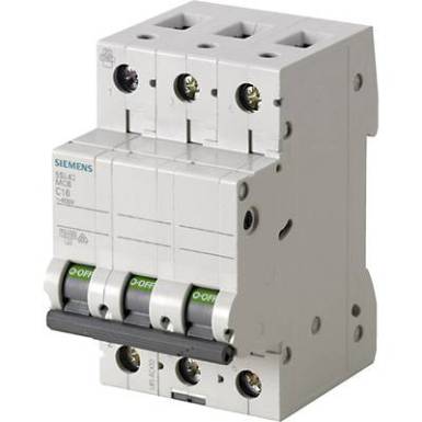 Siemens 5SL4316-7 Vezeték védőkapcsoló 3 pólusú 16 A 400 V Siemens 5SL4316-7 Vezeték védőkapcsoló 3 pólusú 16 A 400 V