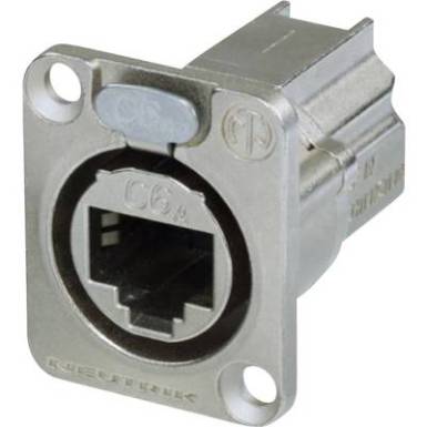 RJ45 adatcsatlakozó éter CON D sorozat Alj, egyenes Pólusszám: 8P8C NE8FDX-P6 Nikkel Neutrik NE8FDX-P6 1 db RJ45 adatcsatlakozó éter CON D sorozat Alj, egyenes Pólusszám: 8P8C NE8FDX-P6 Nikkel Neutrik NE8FDX-P6 1 db