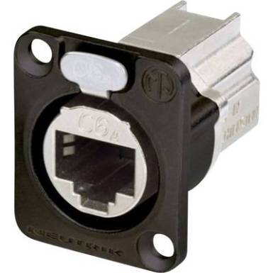 RJ45 adatcsatlakozó éter CON D sorozat Alj, egyenes Pólusszám: 8P8C NE8FDX-P6-B Fekete Neutrik NE8FDX-P6-B 1 db RJ45 adatcsatlakozó éter CON D sorozat Alj, egyenes Pólusszám: 8P8C NE8FDX-P6-B Fekete Neutrik NE8FDX-P6-B 1 db