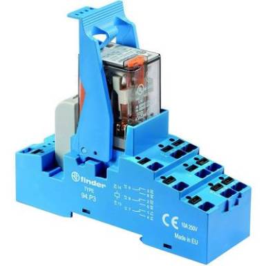 Relé modul 1 db Finder 58.P3.9.012.0050 Névleges feszültség: 12 V/DC Max. kapcsolási áram: 10 A 3 váltó Relé modul 1 db Finder 58.P3.9.012.0050 Névleges feszültség: 12 V/DC Max. kapcsolási áram: 10 A 3 váltó