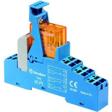 Relé modul 1 db Finder 48.P5.7.024.0050 Névleges feszültség: 24 V/DC Max. kapcsolási áram: 8 A 2 váltó Relé modul 1 db Finder 48.P5.7.024.0050 Névleges feszültség: 24 V/DC Max. kapcsolási áram: 8 A 2 váltó