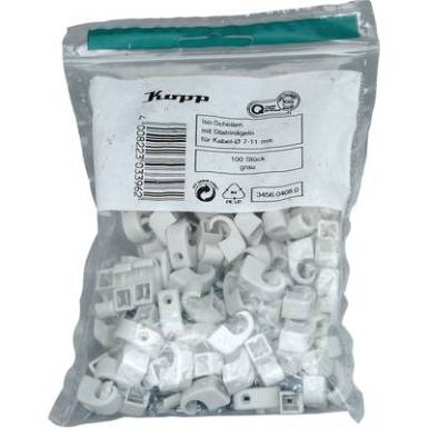 Kopp 345604080 345604080 Szöges bilincs Szürke 100 db Kopp 345604080 345604080 Szöges bilincs Szürke 100 db