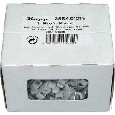 Kopp 355401019 355401019 Szöges bilincs Szürke 200 db Kopp 355401019 355401019 Szöges bilincs Szürke 200 db