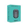 Vezeték nélküli USB-s optikai egér, lapos kivitelű szürke fekete színű Logitech M170 910-004642