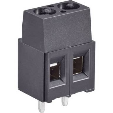 TE Connectivity 796949-2 Csavaros kapocstömb 3 mm? Pólusszám 2 Fekete 1 db TE Connectivity 796949-2 Csavaros kapocstömb 3 mm? Pólusszám 2 Fekete 1 db