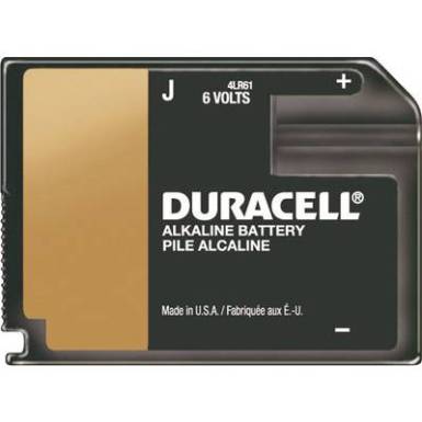 4LR61 alk&aacute;li elem, t&aacute;vir&aacute;ny&iacute;t&oacute; elem, 6V 500 mAh, Duracell 4LR61, FlatPack, 4018, 7K67, 866, 539, 1412AP, KJ, J