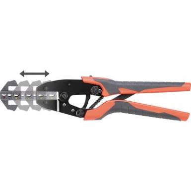 Racsnis krimpelőfog&oacute;, krimpelő bet&eacute;t n&eacute;lk&uuml;l Toolcraft 1423556