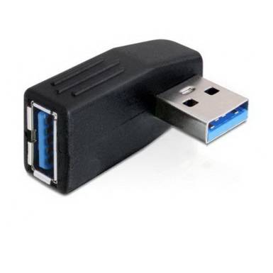 DELOCK Adapter USB 3.0 male-female angled 90° horizontal (65341) DELOCK Adapter USB 3.0 male-female angled 90° horizontal (65341)