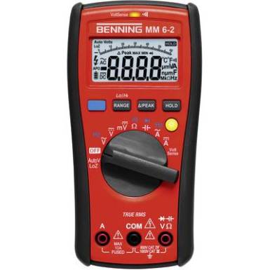Benning MM 6-2 Kézi multiméter digitális CAT III 1000 V, CAT IV 600 V Kijelző (digitek): 6000 Benning MM 6-2 Kézi multiméter digitális CAT III 1000 V, CAT IV 600 V Kijelző (digitek): 6000