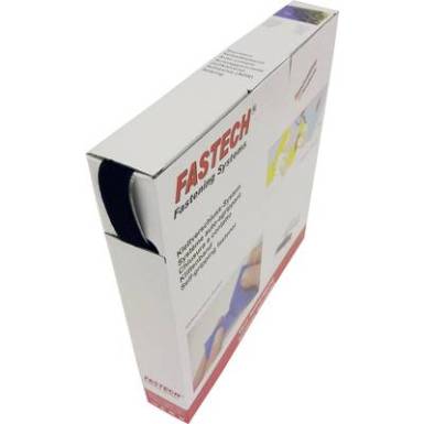 T&eacute;pőz&aacute;r Felragaszthat&oacute; Bolyhos f&eacute;l (H x Sz) 25 m x 20 mm Fekete Fastech B20-SKL-L-999925 25 m