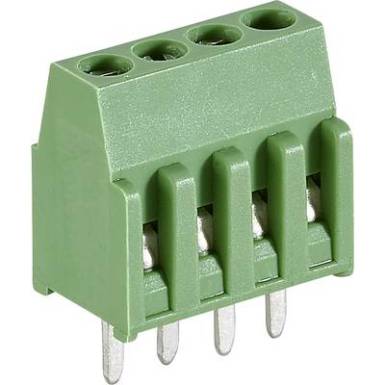TE Connectivity 282834-4 Csavaros kapocstömb 1.4 mm? Pólusszám 4 Zöld 1 db TE Connectivity 282834-4 Csavaros kapocstömb 1.4 mm? Pólusszám 4 Zöld 1 db