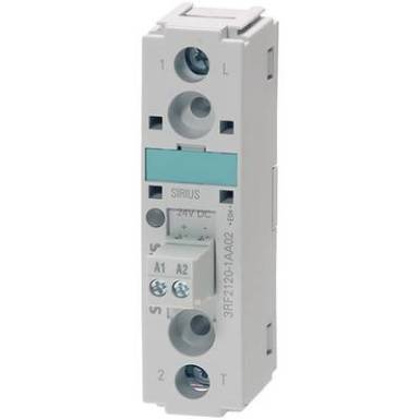 Siemens Félvezető relé 1 db 3RF2120-1AA02 Terhelési áram (max.): 20 A Kapcsolási feszültség (max.): 230 V/AC Nullfeszültség kapcsoló Siemens Félvezető relé 1 db 3RF2120-1AA02 Terhelési áram (max.): 20 A Kapcsolási feszültség (max.): 230 V/AC Nullfeszültség kapcsoló