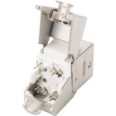 RJ45 beépíthető modul Keystone CAT 6A Digitus Professional DN-93617 RJ45 beépíthető modul Keystone CAT 6A Digitus Professional DN-93617