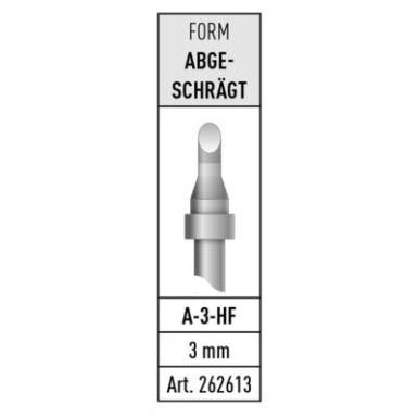 Forrasztóhegy Ferdén levágott Stannol A-3-HF Tartalom, tartalmi egységek rendelésenként 1 db Forrasztóhegy Ferdén levágott Stannol A-3-HF Tartalom, tartalmi egységek rendelésenként 1 db