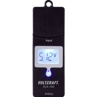 USB töltő adapter és töltés ellenőrző, Smart készülékekhez VOLTCRAFT SCA-100 USB töltő adapter és töltés ellenőrző, Smart készülékekhez VOLTCRAFT SCA-100
