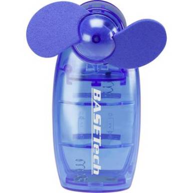 Elemes kézi ventilátor, kék, Basetech TM-2108A Elemes kézi ventilátor, kék, Basetech TM-2108A
