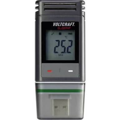 USB-s levegő hőmérséklet, páratartalommérő és légnyomás mérő adatgyűjtő Voltcraft DL-220THP USB-s levegő hőmérséklet, páratartalommérő és légnyomás mérő adatgyűjtő Voltcraft DL-220THP
