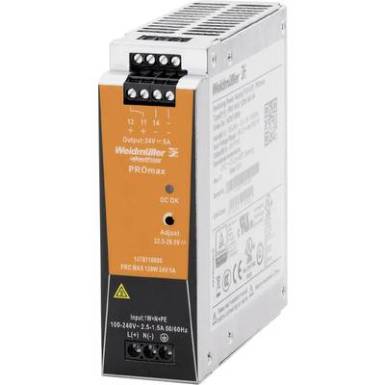 Weidm&uuml;ller PRO MAX 120W 24V 5A Kalaps&iacute;nes t&aacute;pegys&eacute;g 24 V/DC 5 A 120 W