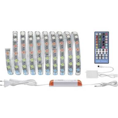 Paulmann LED csík alap készlet Dugóval 230 V 300 cm RGB, Melegfehér MaxLED RGBW 70628 Paulmann LED csík alap készlet Dugóval 230 V 300 cm RGB, Melegfehér MaxLED RGBW 70628