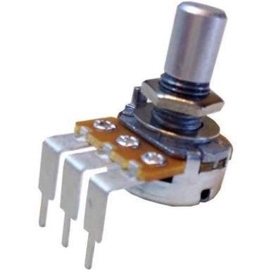Forg&oacute; potm&eacute;ter, mono, log. 0,5 W 250 kOhm Potentiometer Service GmbH RV16AF-41-15R1-A250k