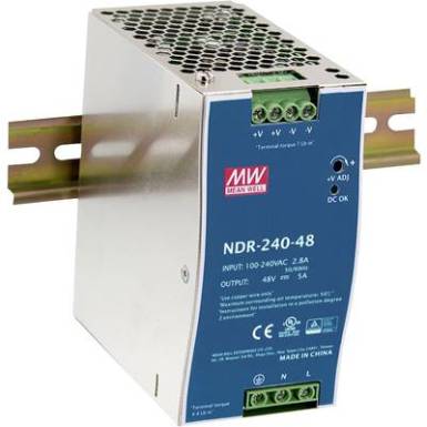 Mean Well NDR-240-24 Kalapsínes tápegység 240 W 1 x Mean Well NDR-240-24 Kalapsínes tápegység 240 W 1 x