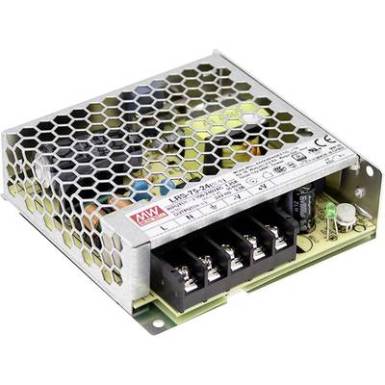 AC/DC tápegység modul, zárt Mean Well LRS-75-24 24 V/DC 3.2 A 76.8 W AC/DC tápegység modul, zárt Mean Well LRS-75-24 24 V/DC 3.2 A 76.8 W